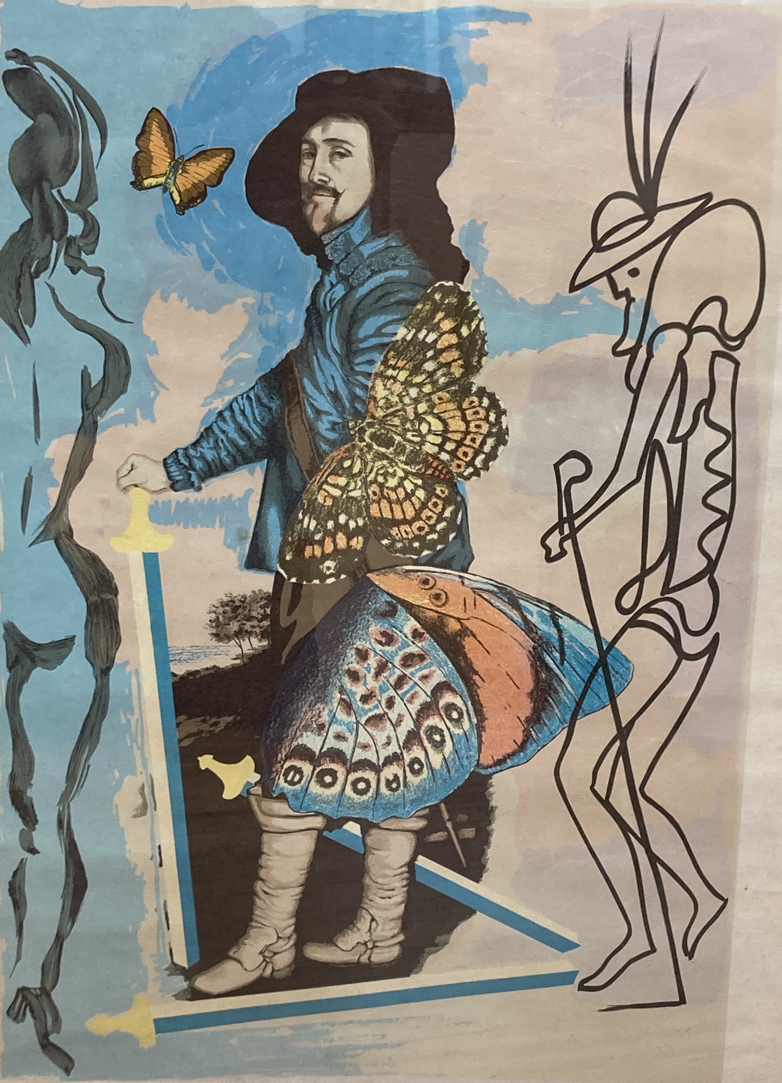 Salvador Dali (1904-1989), lithograph on Japan paper, Courtier Asasove, 1976, signed in pencil and number I-LXXXIV/C, overall 74 x 51cm